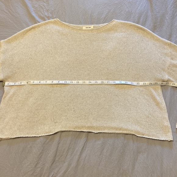 Mod Ref Presley Long Sleeve Sweater Linen Blend sz L - Picture 4 of 4